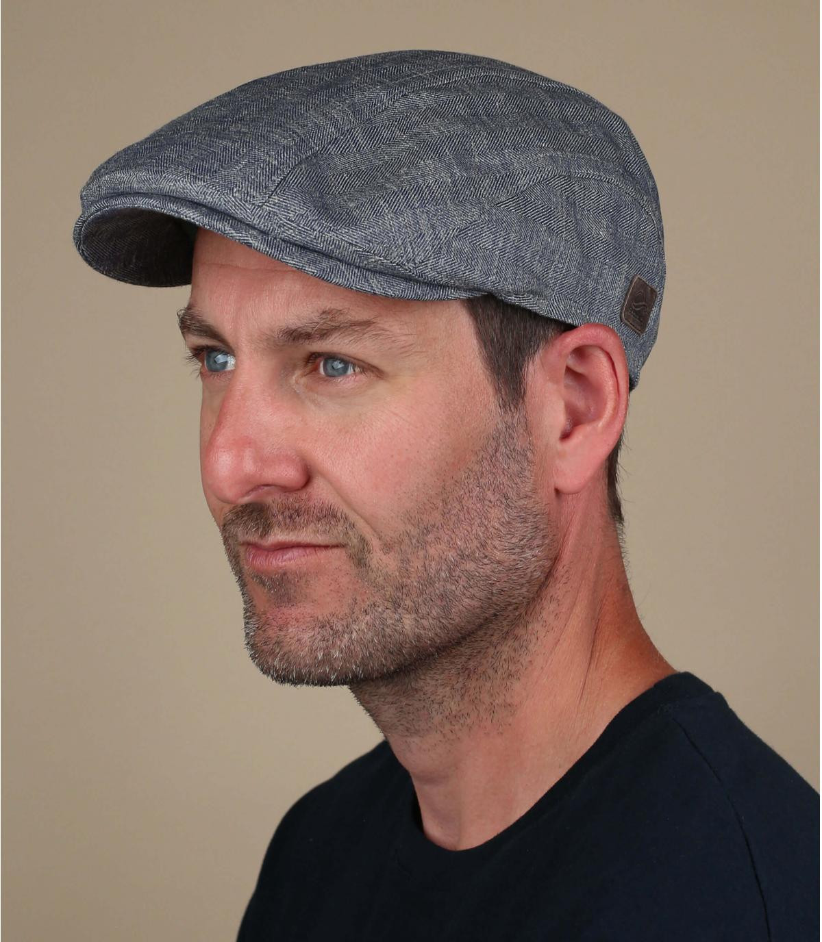 gorra lino gris Baxter Linen grey gorra lino gris Baxter Linen grey